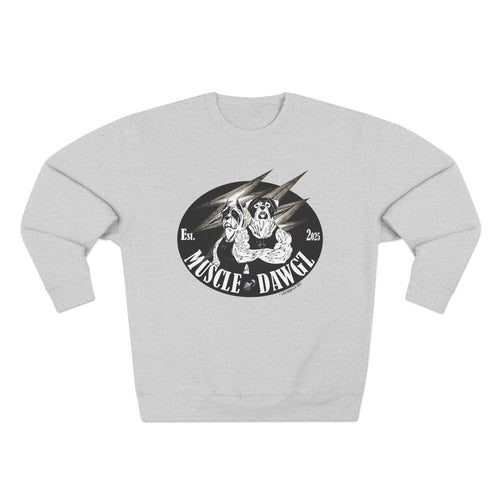 Muscle Dawg Graphic Crewneck Sweatshirt