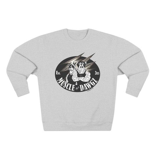 Muscle Dawg Graphic Crewneck Sweatshirt