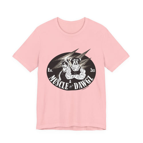 Muscle Dawg Gym Graphic T-Shirt 100% cotton