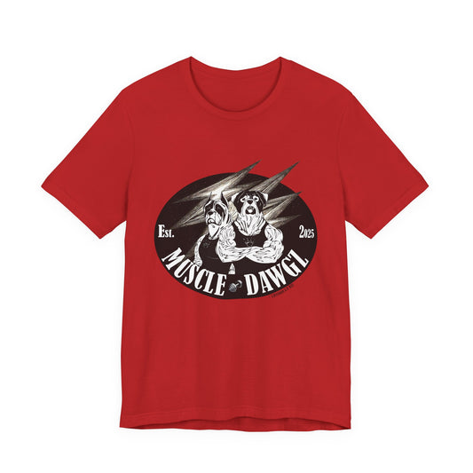 Muscle Dawg Gym Graphic T-Shirt 100% cotton