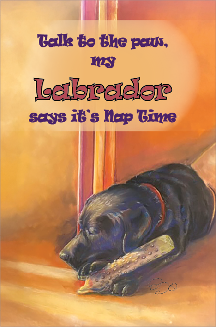 Labrador Retriever Hardcover journal matte 5.75 x 8