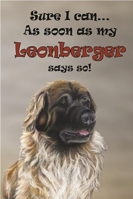 Leonberger Hardcover journal notebook matte 8 x 5.75