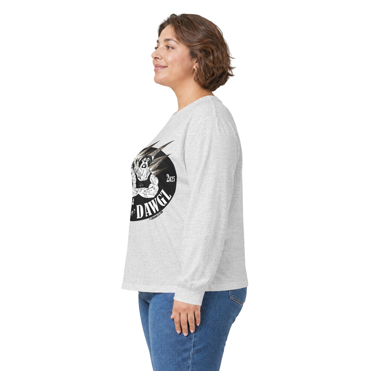 Muscle Dawgz Graphic Long Sleeve Tee- Unisex