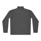 Quarter-Zip Pullover — Vintage Floral Crest Chest Logo