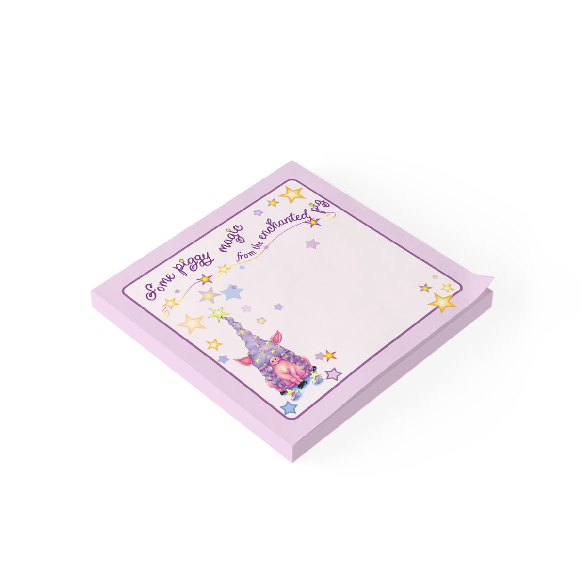 Some Piggy Magic from the Enchanted Gnome Pig Post-it Note Pad