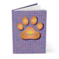 DoodleBum's Paw Print Polka Dotted Journal | Hardcover Notebook