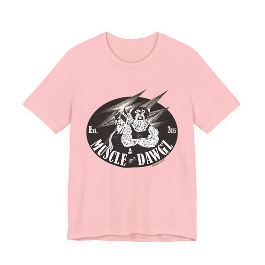 Muscle Dawg Gym Graphic T-Shirt 100% cotton