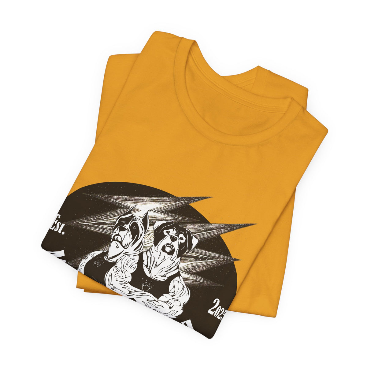 Muscle Dawgz Tee — Vintage Dog Gym Graphic T-Shirt