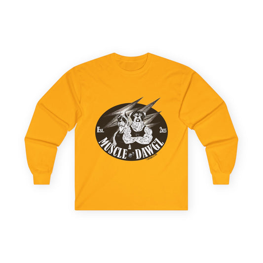 Muscle Dawgz Graphic Long Sleeve Tee- Unisex