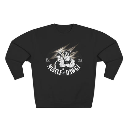Muscle Dawg Graphic Crewneck Sweatshirt