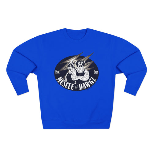 Muscle Dawg Graphic Crewneck Sweatshirt