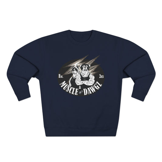 Muscle Dawgz Med-Heavy Graphic Crewneck Sweatshirt