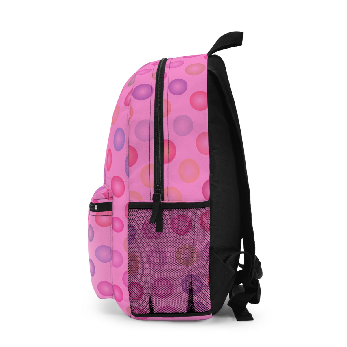 Hot Pink Polka Dot Backpack — Add your name!