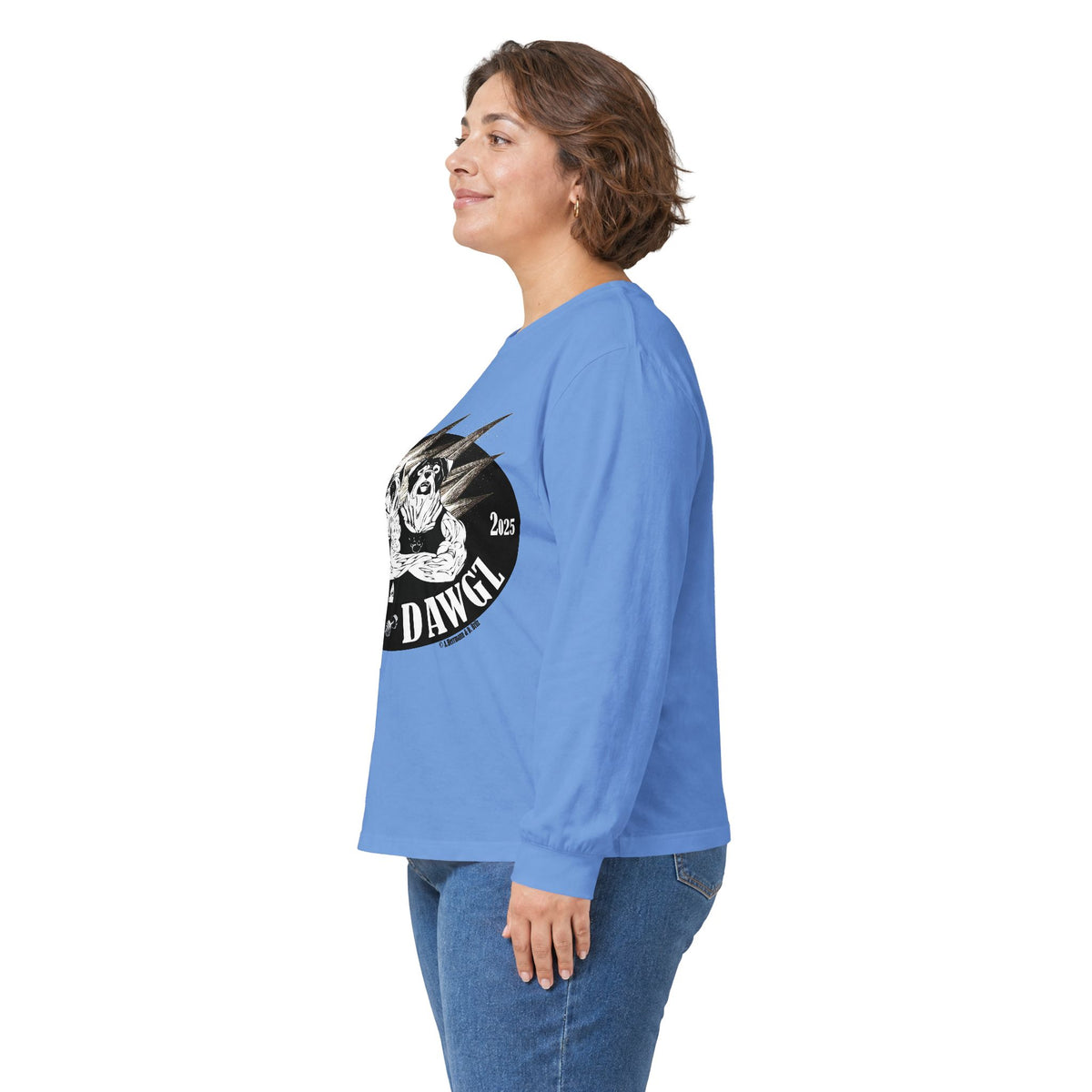 Muscle Dawgz Graphic Long Sleeve Tee- Unisex